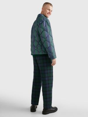 Black Watch Tartan Down Jacket BLUE Tommy Hilfiger