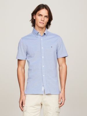 Camisa casual Tommy Hilfiger de algodón manga larga para hombre