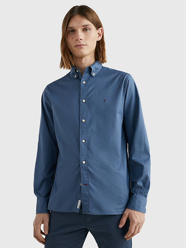 BLUE COAST TH Flex Poplin Regular Fit Shirt for men TOMMY HILFIGER