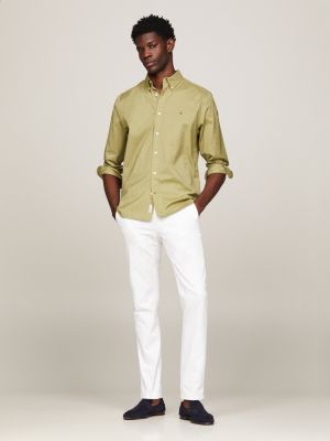 Tommy hilfiger best sale khaki shirt