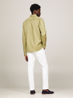 Tommy hilfiger hot sale khaki shirt