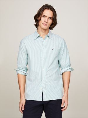 Camisa Tommy Hilfiger Classic Textured Azul Hombre