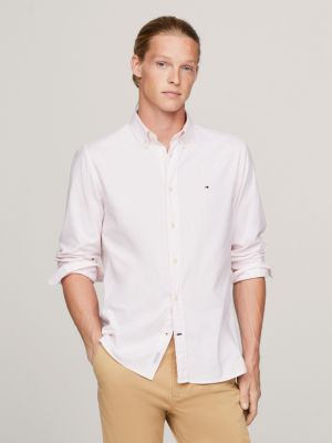 Chemise rose tommy hilfiger homme hot sale