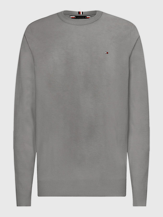 1985 Collection Organic Cotton Jumper | Grey | Tommy Hilfiger