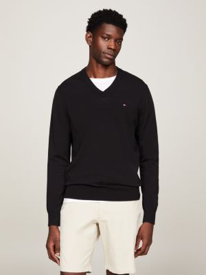 Black tommy hilfiger sales jumper