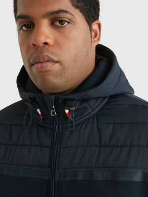 Plus ZipThru Toggle Cord Hoody BLUE Tommy Hilfiger