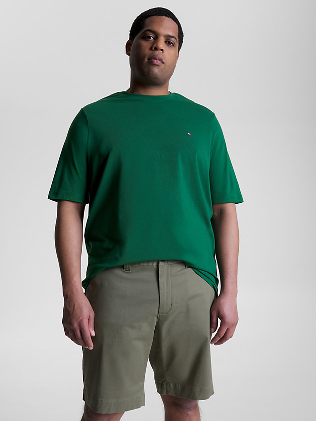 green plus extra slim fit t-shirt voor heren - tommy hilfiger