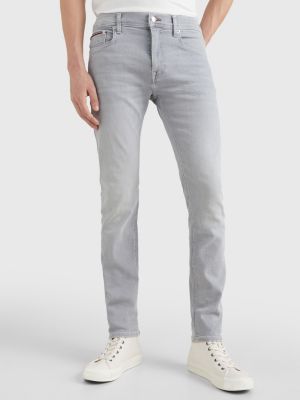 tommy hilfiger mens grey jeans