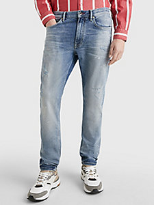 denim houston tapered distressed jeans for men tommy hilfiger