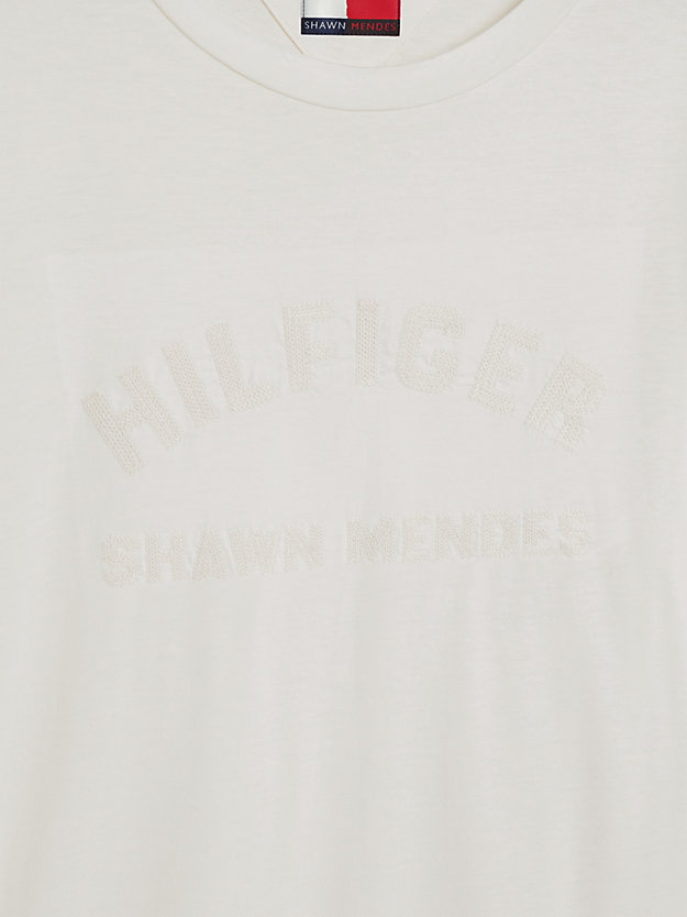 WEATHERED WHITE Tommy Hilfiger x Shawn Mendes archive overhemd voor heren TOMMY HILFIGER