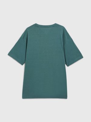 T-shirt coupe archives Tommy Hilfiger x Shawn Mendes FROSTED GREEN pour hommes TOMMY HILFIGER