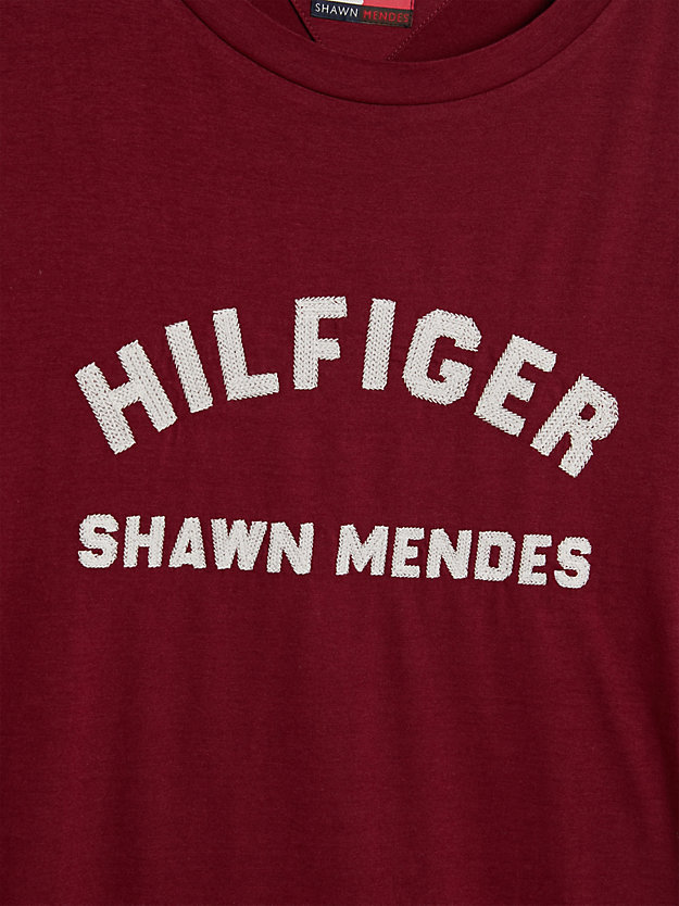 ROUGE Tommy Hilfiger x Shawn Mendes archive overhemd voor heren TOMMY HILFIGER