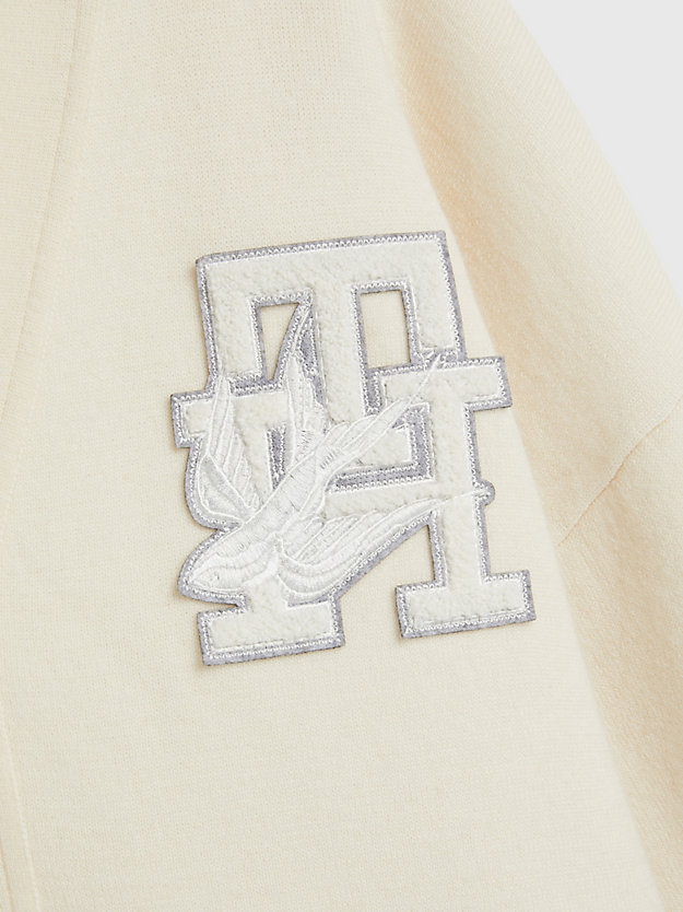 WEATHERED WHITE Tommy Hilfiger x Shawn Mendes vest met monogram voor heren TOMMY HILFIGER