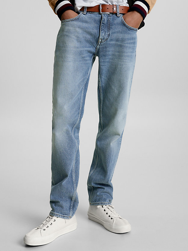 HERO INDIGO Tommy Hilfiger x Shawn Mendes Denton Straight Jeans for men TOMMY HILFIGER