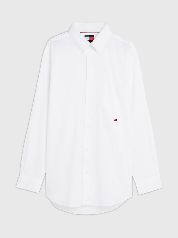 OPTIC WHITE Tommy Hilfiger x Shawn Mendes Archive Fit Oxford Shirt for men TOMMY HILFIGER