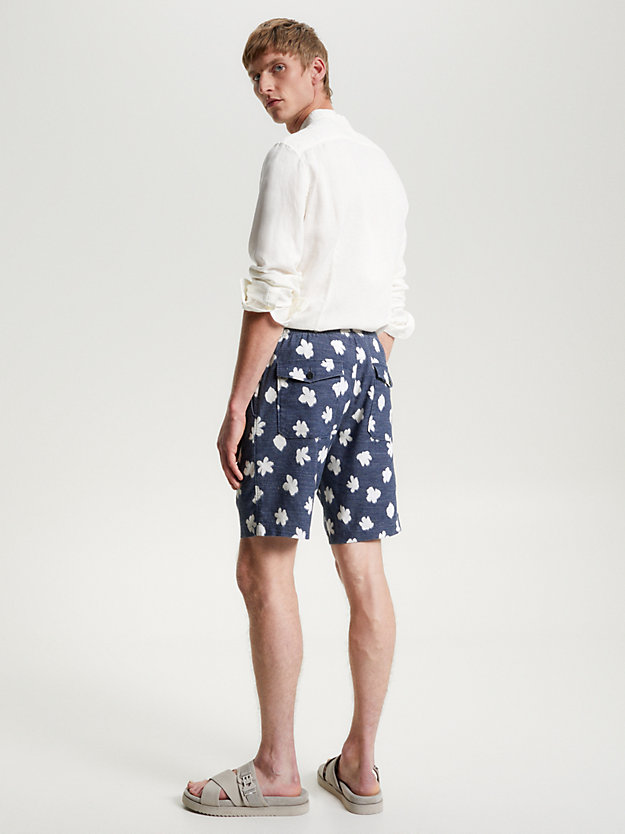 Harlem Print Relaxed Fit Shorts | BLUE | Tommy Hilfiger