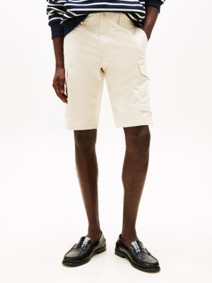 beige 1985 collection relaxed fit cargo-shorts für herren - tommy hilfiger