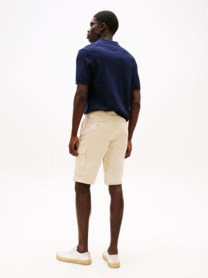 beige 1985 collection relaxed fit cargo-shorts für herren - tommy hilfiger