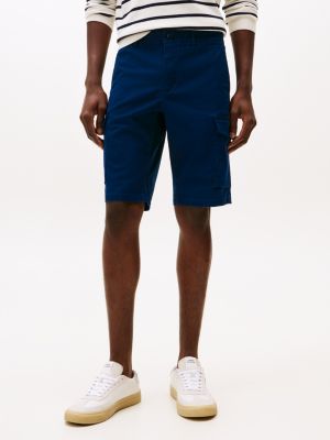 short cargo décontracté 1985 collection bleu pour hommes tommy hilfiger