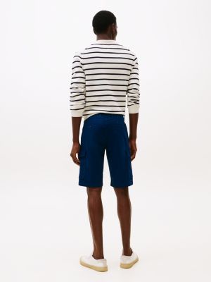 short cargo décontracté 1985 collection bleu pour hommes tommy hilfiger