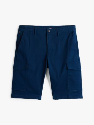 short cargo décontracté 1985 collection bleu pour hommes tommy hilfiger