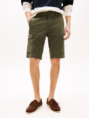 khaki 1985 collection relaxed cargo shorts for men tommy hilfiger