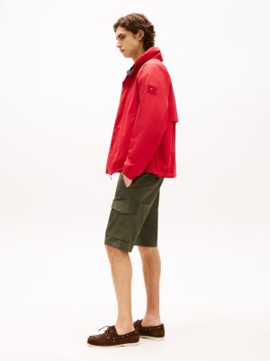 khaki 1985 collection relaxed cargo shorts for men tommy hilfiger