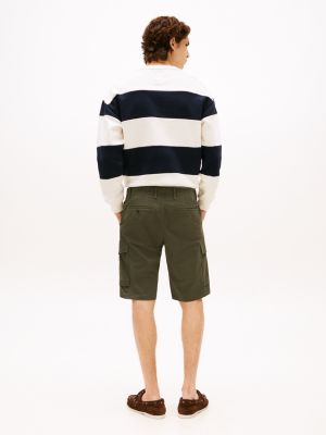 khaki 1985 collection relaxed cargo shorts for men tommy hilfiger