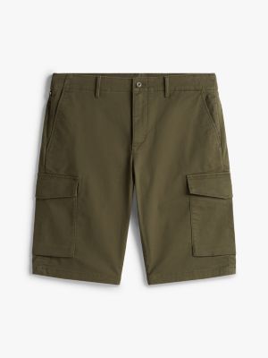 khaki 1985 collection relaxed cargo shorts for men tommy hilfiger