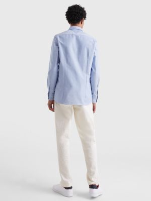 Herren Oxford Hemd 100% Baumwolle - Business & Freizeit Langarm