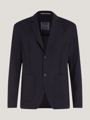 Virgin Wool Patch Pocket Blazer BLUE Tommy Hilfiger