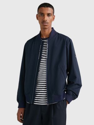 TH Warm Reversible Recycled Bomber Jacket, BLUE