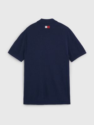 Polo Tommy Hilfiger x Shawn Mendes CARBON NAVY pour hommes TOMMY HILFIGER
