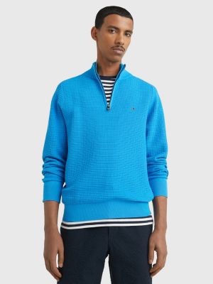 pull zippé tommy hilfiger homme