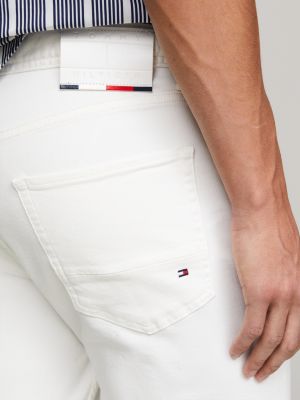 white houston tapered white jeans for men tommy hilfiger