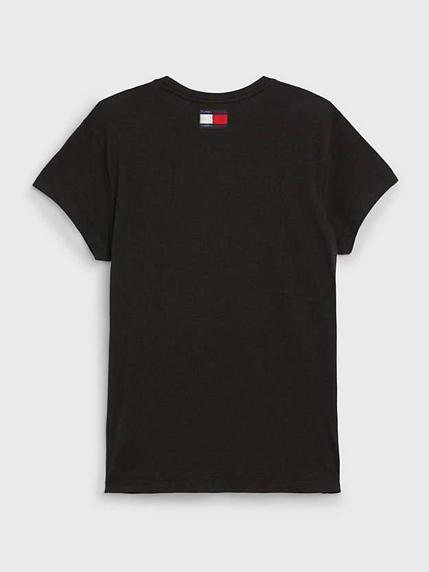BLACK Tommy Hilfiger x Shawn Mendes jersey T-shirt voor heren TOMMY HILFIGER