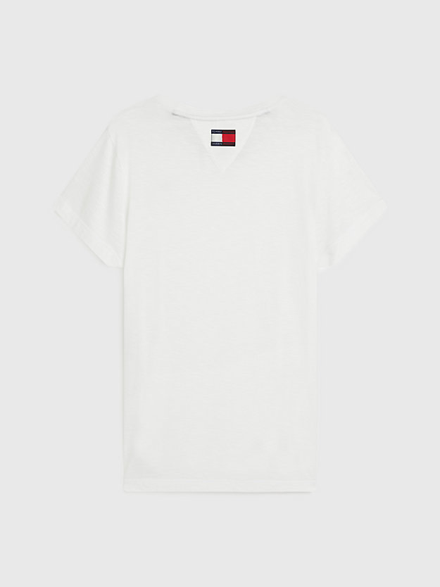 TH OPTIC WHITE Tommy Hilfiger x Shawn Mendes jersey T-shirt voor heren TOMMY HILFIGER