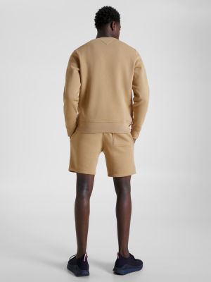Hilfiger Monotype Flex Fleece Sweatshirt | Khaki | Tommy Hilfiger