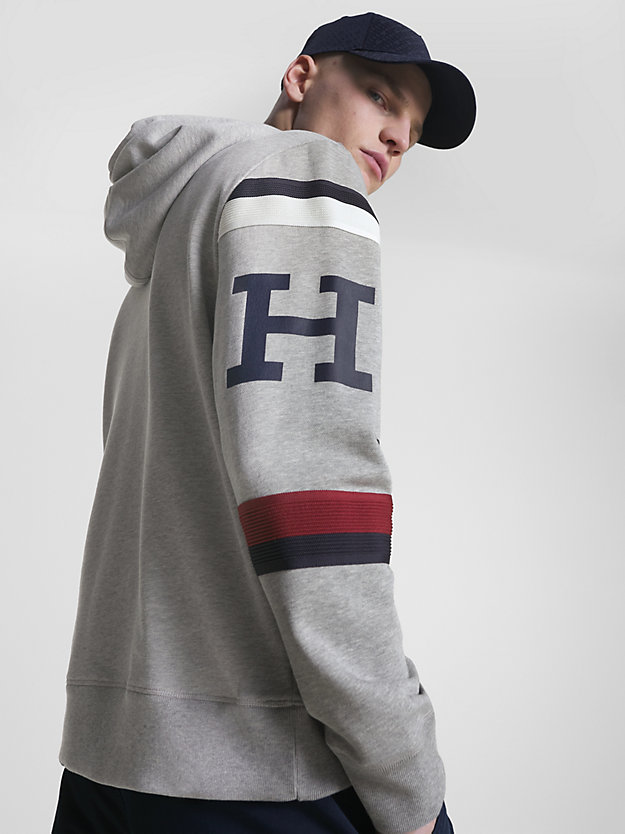 Hoodie Hilfiger-Monotype-Logo | Hilfiger Grau mit Tommy |