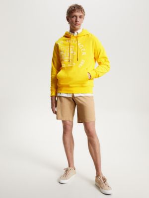 Hilfiger store yellow hoodie