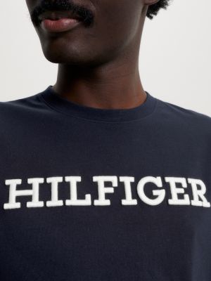 Blue Tommy | Hilfiger T-Shirt Fit Monotype Hilfiger Archive Embroidery |
