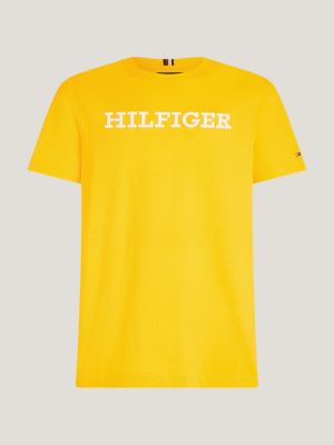 Hilfiger Monotype Embroidery Archive Fit T-Shirt | YELLOW | Tommy Hilfiger
