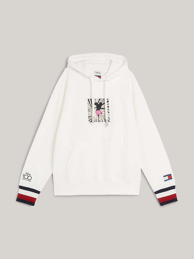 Disney x Tommy Patch Relaxed Fit Hoody | WHITE | Tommy Hilfiger