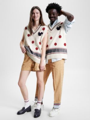 Disney x Tommy Polka Dot Sweater Vest | WHITE | Tommy Hilfiger