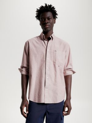 Premium Archive Fit Oxford Shirt | RED | Tommy Hilfiger