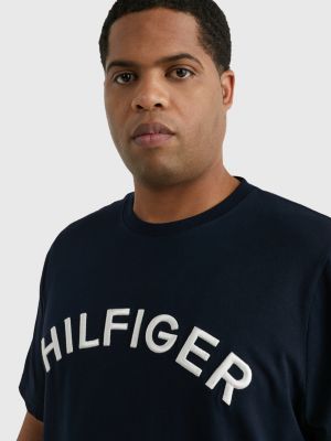 Plus Logo Embroidery T-Shirt | BLUE | Tommy Hilfiger