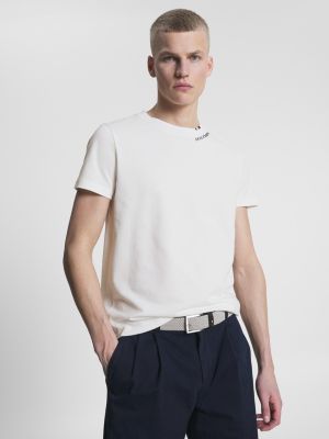 Sport Essential Tonal Logo T-Shirt | White | Tommy Hilfiger