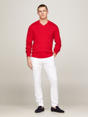 Tommy hilfiger classic cheap v neck sweater