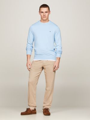 pullover classics blue da uomini tommy hilfiger