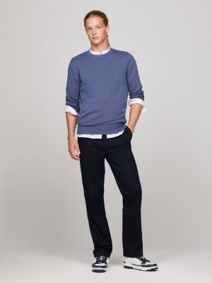 Classics Pullover mit Rundhalsausschnitt | Blau | Tommy Hilfiger